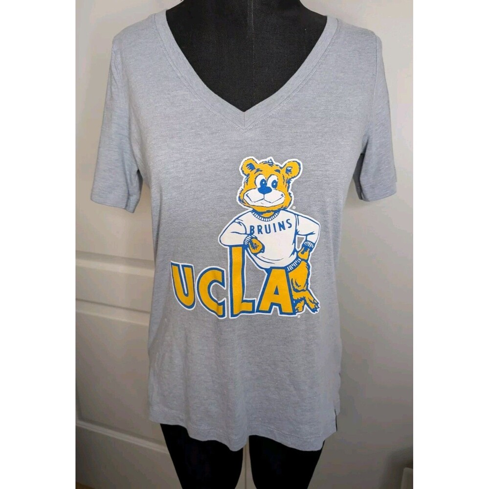 UCLA Bruins T-Shirt Women's Short Sleeve Crew Neck Small Gray College Basketball